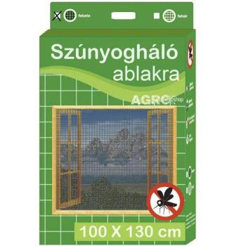 SZÚNYOGHÁLÓ ABLAKRA - 100 X 130 cm-es fekete színű háló tépőzáras... kép