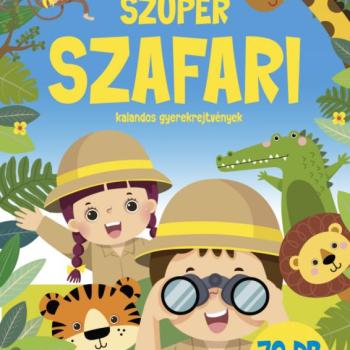 Szuper szafari- kalandos gyerekrejtvény kép