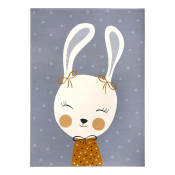 Szürke gyerek szőnyeg 150x80 cm Bunny Polly - Hanse Home kép