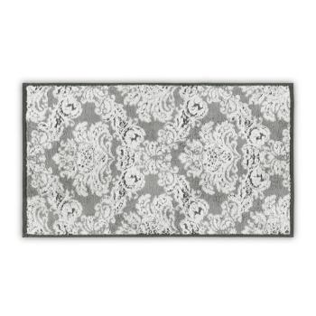 Szürke pamut törölköző 40x71 cm Damask – Foutastic kép