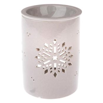 Szürke porcelán aromalámpa, 12,2 cm - Dakls kép