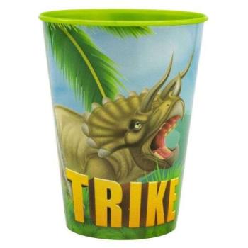 T-REX dinoszaurusz műanyag pohár - 260 ml - zöld kép