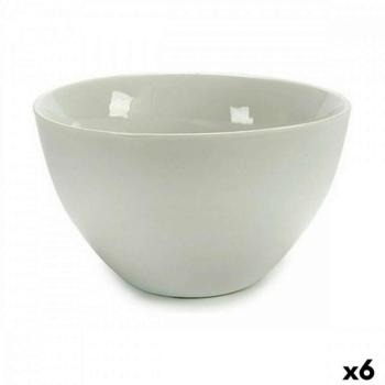 Tál 13 x 7,2 x 13 cm Porcelán Fehér 600 ml (6 egység) kép