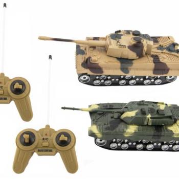 Tartály 2 db 25 cm-es elemmel működő, hanggal és fénnyel ellátott tartály kép