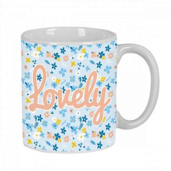 Taza Bögre Moos Lovely Kerámia Világoskék (350 ml) kép