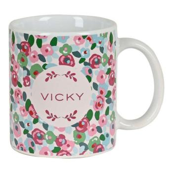 Taza Bögre Vicky Martín Berrocal Rosebloom Kerámia Többszínű (350 ml) kép