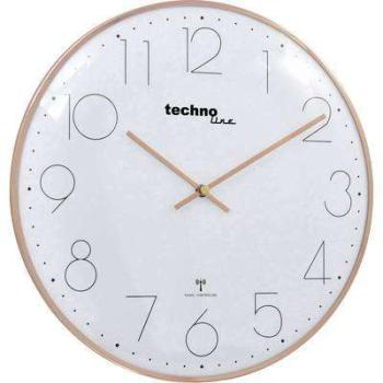 Techno Line WT 8235 gold optik Rádiójel vezérlésű Falióra 350 mm... kép