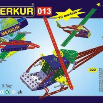 Teddies Építőkészlet MERKUR 013 helikopter 10 modell 222 db kép