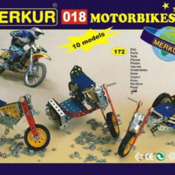 Teddies Építőkészlet  MERKUR 018 motorkerékpárok 10 modell kép