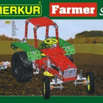 Teddies Építőkészlet  MERKUR Farmer Set 20 modell 314 db kép