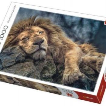 Teddies Puzzle alvó oroszlán 1000 db 40 x 27 x 6 cm kép