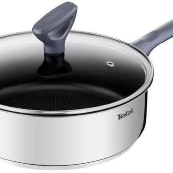 Tefal mély serpenyő 24 cm + Daily Cook G7303255 fedél kép