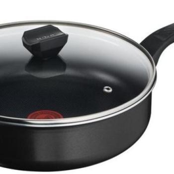 Tefal mély serpenyő 24 cm + fedő Simply Clean B5673253 kép