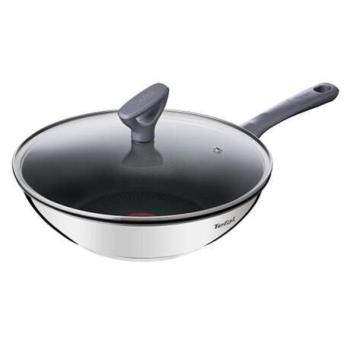 Tefal Serpenyő wok + fedő  28 cm daily cook G7309955 kép