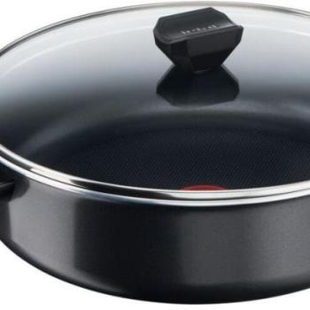 Tefal Simply Clean Alacsony lábas fedővel 28 cm B5677253 kép