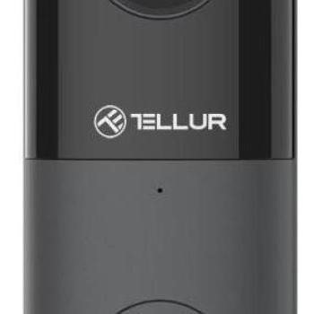 Tellur Video DoorBell WiFi, 1080P, PIR, Wired, fekete kép