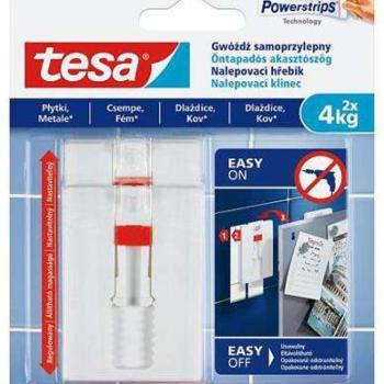 TESA Akasztószög, öntapadó, állítható, TESA &quot;Powerstrips®&quot;, sima... kép