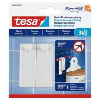 TESA Akasztószög, öntapadó, TESA &quot;Powerstrips®&quot;, sima felületre kép