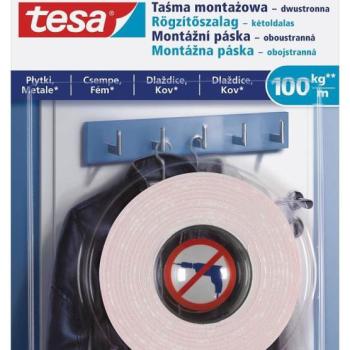 Tesa kétoldalas csempe és fém rögzítőszalag (100 kg/m) kép