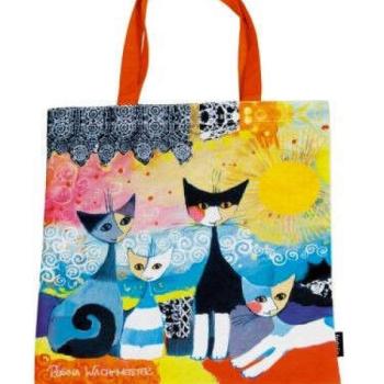 Textil bevásárlótáska 38x40cm, polyester, Rosina Wachtmeister : M... kép