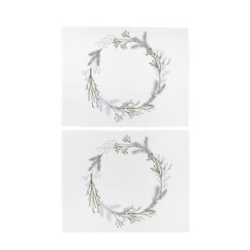 Textil tányéralátét szett 2 db-os 35x45 cm Christmas Twigs – Butter Kings kép