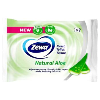 Toalettpapír nedves 42 lap/csomag Zewa Aloe Vera kép