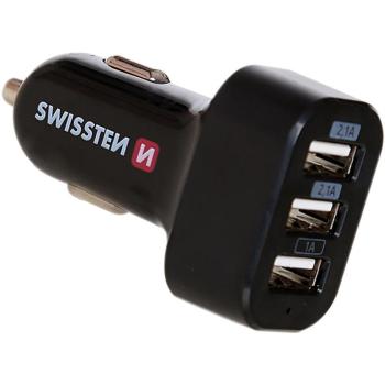 Töltő USB 12/24V Swissten 3x USB 5,2AMP kép