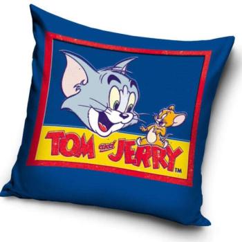 Tom és Jerry párna, díszpárna 40x40 cm kék kép