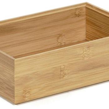 Tömörítő tároló szervező Bamboo Box L - 22,5 x 15 x 6,5 cm kép