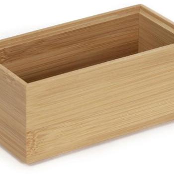 Tömörítő tároló szervező Bamboo Box S - 15 x 7,5 x 6,5 cm kép