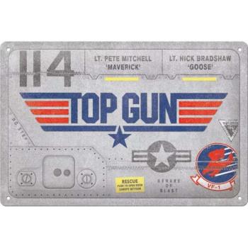 Top Gun – Aircraft Metal – Fémtábla kép