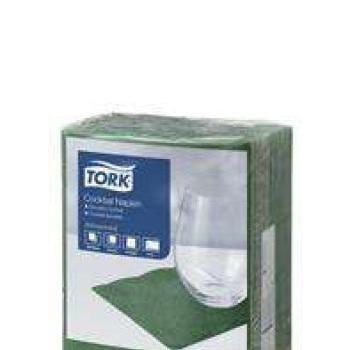 Tork Advanced 24x24 cm zöld (200 lap) 1/4 hajtogatott szalvéta kép