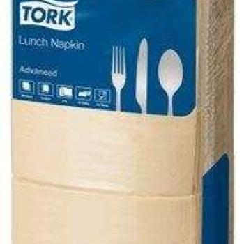 Tork Advanced szalvéta 1/4 hajtogatott, 2 rétegű 33x33cm csontszí... kép