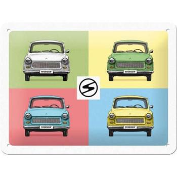 Trabant Popart - Fémtábla kép