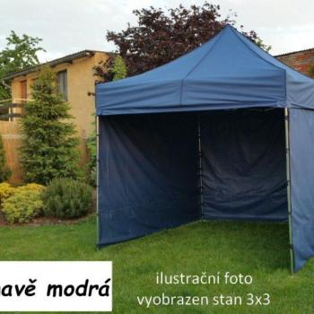 Tradgard Kerti pavilon PROFI STEEL 3 x 6 m kék sötét kép