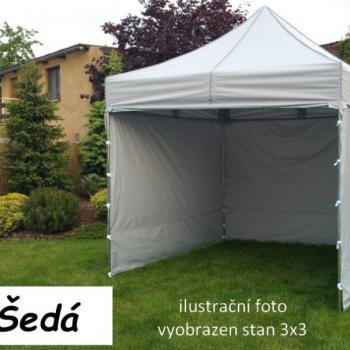 Tradgard Kerti pavilon PROFI STEEL 3 x 6 m szürke kép