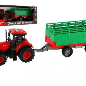 Traktor Zetor lendkeréken vontatóval 36 cm kép