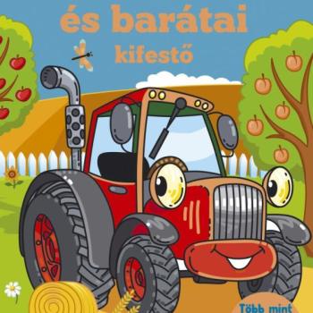 Traktorka és barátai - kifestő kép