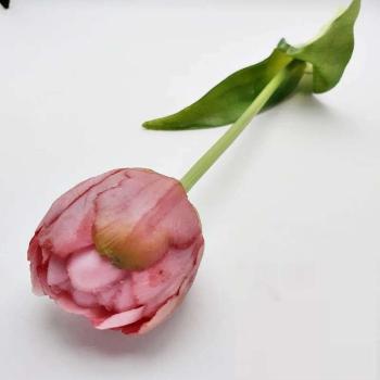 Tulipán; élethű gumitulipán Tömött fejű 40cm-MÁLVA kép