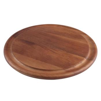 Tuscany akácfa vágódeszka/kínálótál, ⌀ 29,4 cm - T&G Woodware kép