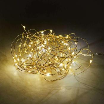 TWINE LIGHTS LED égősor USB kábellel, arany 100 égővel kép