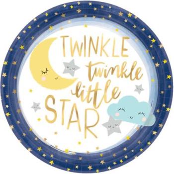 Twinkle Little Star- Ragyogj kiscsillag babaváró party papírtányé... kép