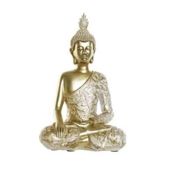 Ülő Buddha Figura Arany-Ezüst kép