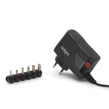 Univerzális adapter 3-12V - 1.5A - 18W 6 DC dugó kép