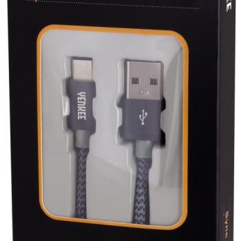 USB adat- és töltőkábel C típus 2 m kép