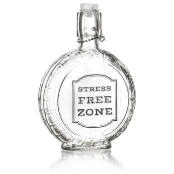 Üveg likőrre stress free zone 400ml kép