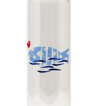 Üvegflaska borosilicate üveg 550ml, Poisson Fish Pesce kép