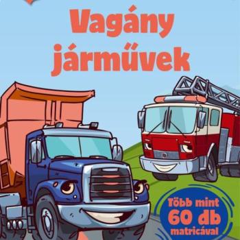 Vagány járművek - foglalkoztató gyerekeknek kép