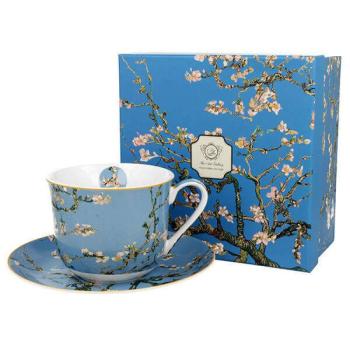 Van Gogh Mandulavirágzás porcelán csésze aljjal 400 ml - díszdobozos kép