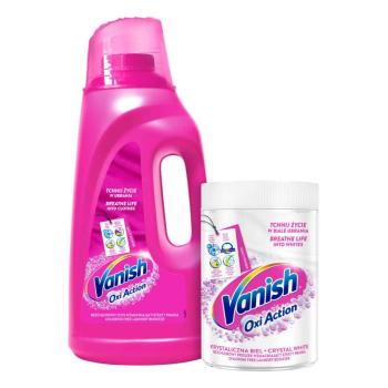 Vanish Pink folyékony Folttisztító 2L + Vanish White Folttisztító... kép